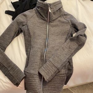 Lululemon cowl neck zip up